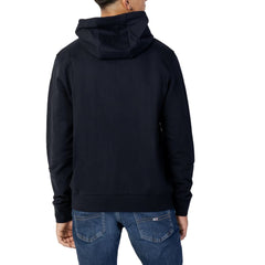 Armani Exchange Blue Cotton Hoody -   -  Armani Exchange.