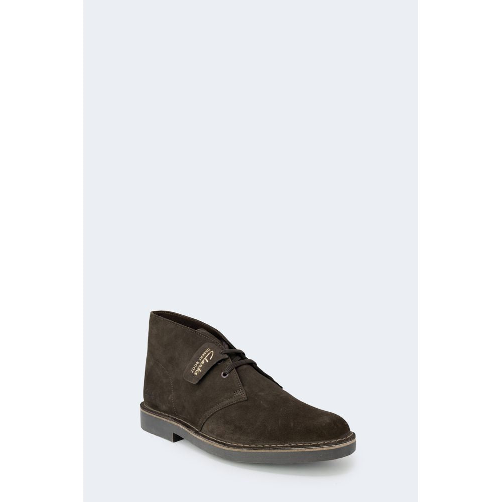 Clarks Brown Leather Boot -   -  Clarks.