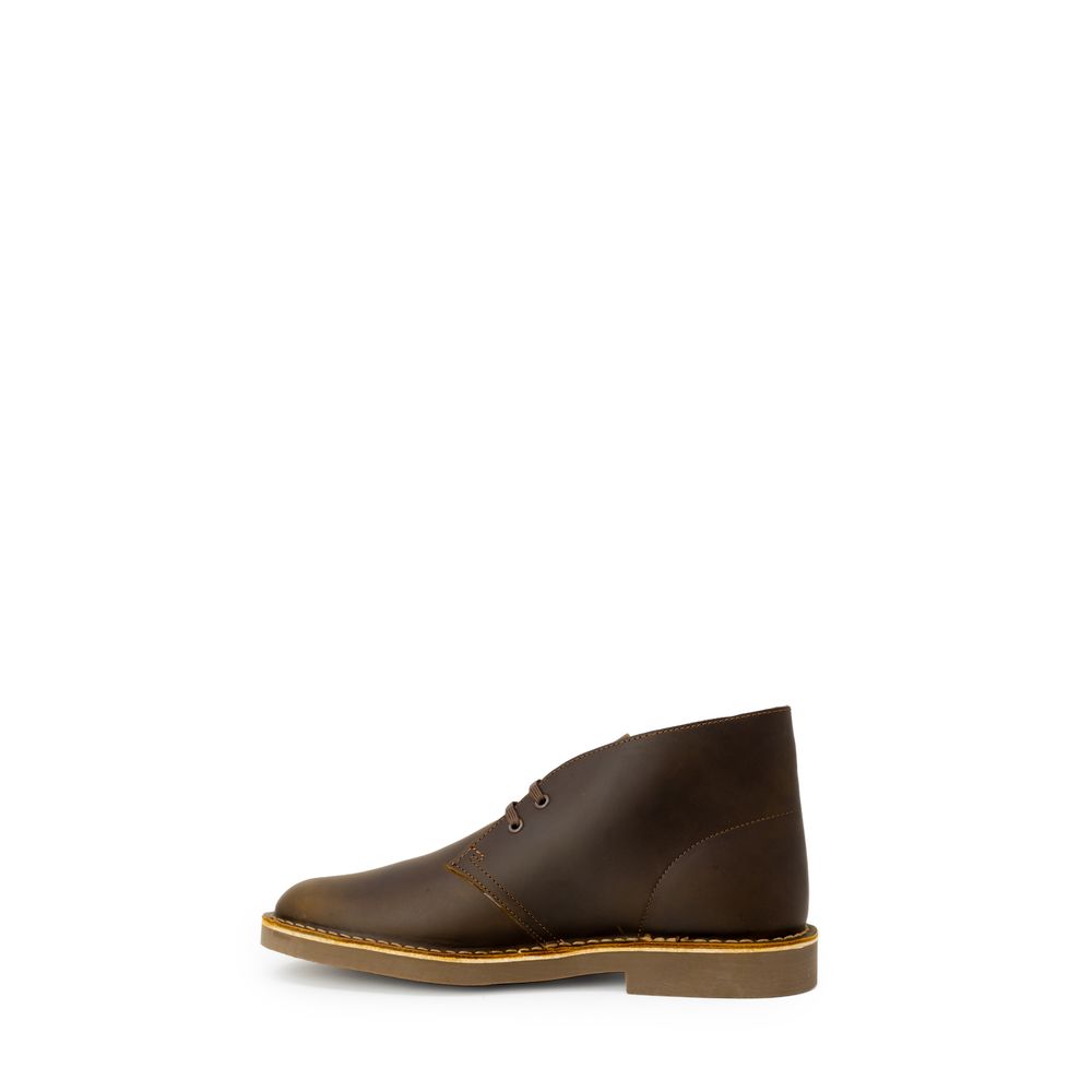 Clarks Brown Leather Boot -   -  Clarks.