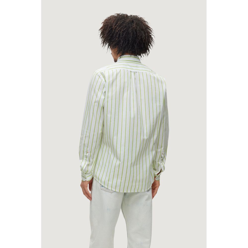Hugo Boss Green Cotton Shirt -   -  Hugo Boss.