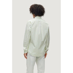 Hugo Boss Green Cotton Shirt -   -  Hugo Boss.