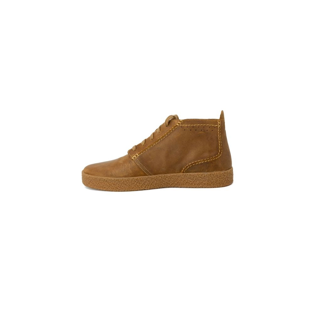 Clarks Beige Leather Boot -   -  Clarks.