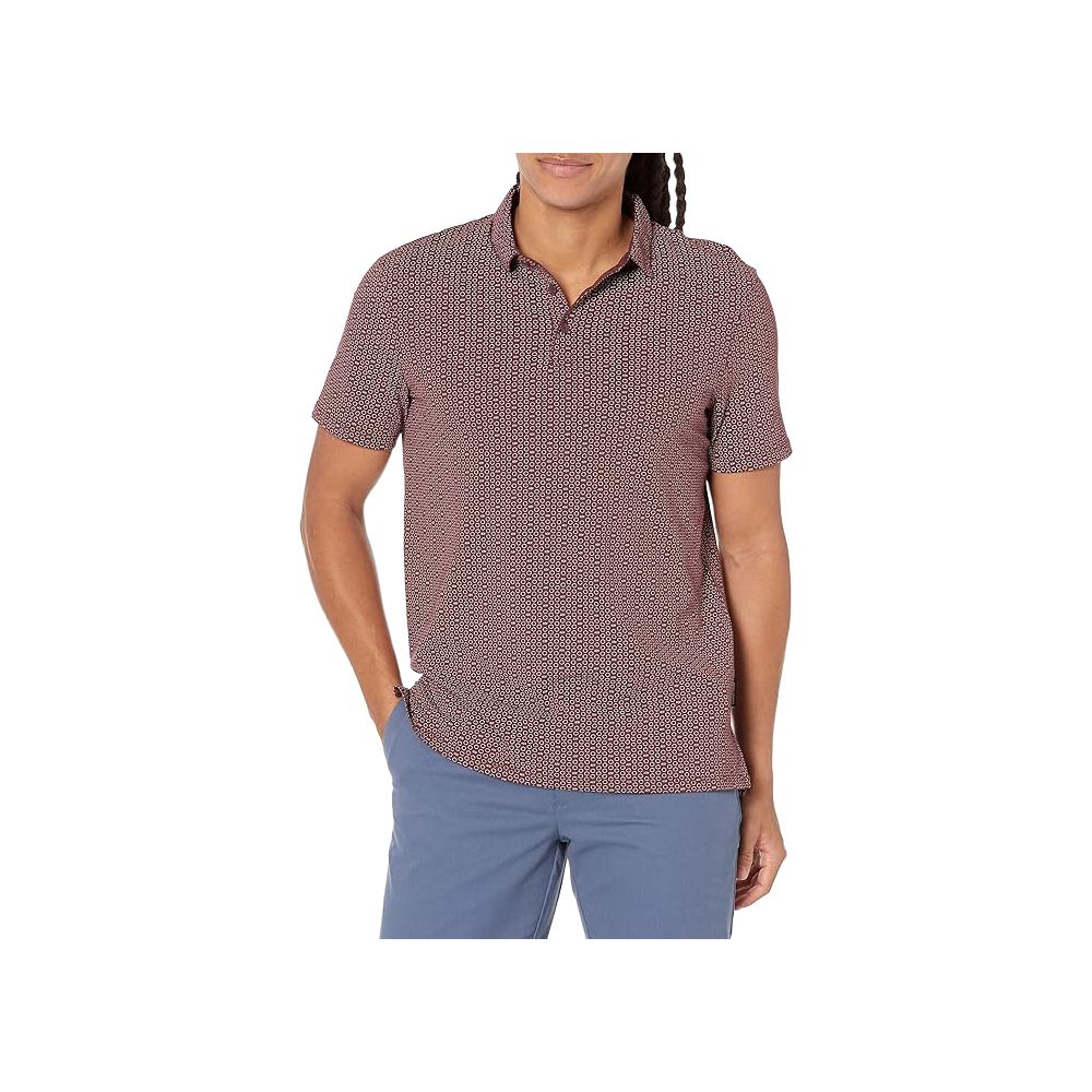 Armani Exchange Bordeaux Cotton Polo Shirt -   -  Armani Exchange.