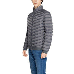 Armani Exchange Gray Polyester Jackets & Coat -   -  Armani Exchange.