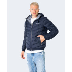 Armani Exchange Blue Polyester Jackets & Coat -   -  Armani Exchange.