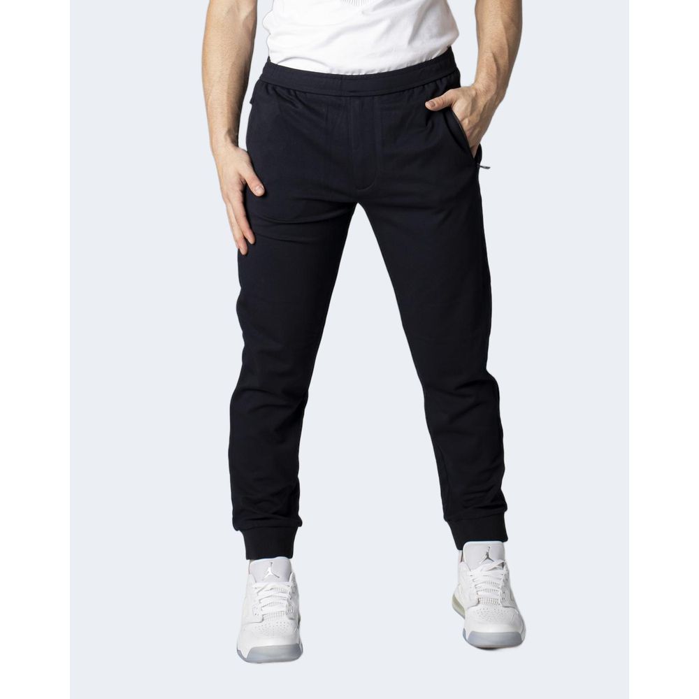 Armani Exchange Blue Viscose Skinny Pant -   -  Armani Exchange.