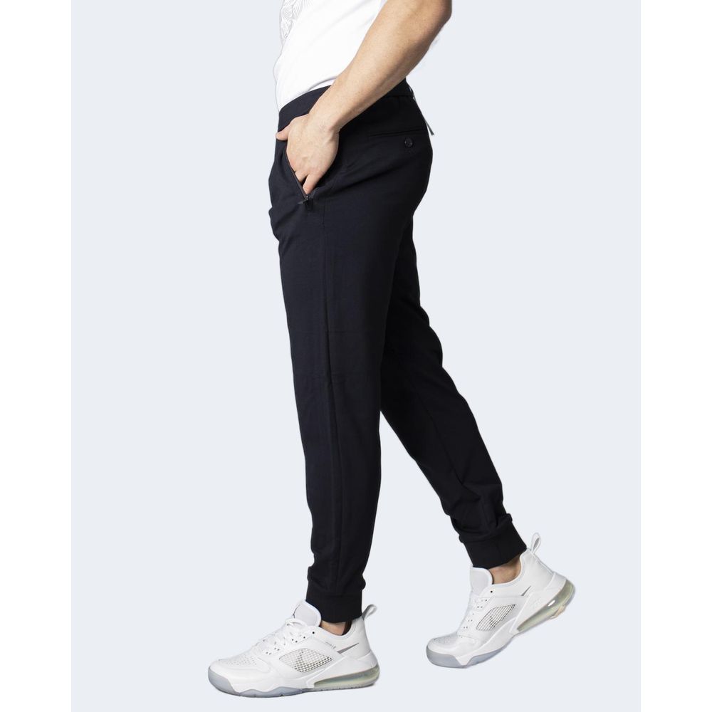 Armani Exchange Blue Viscose Skinny Pant -   -  Armani Exchange.