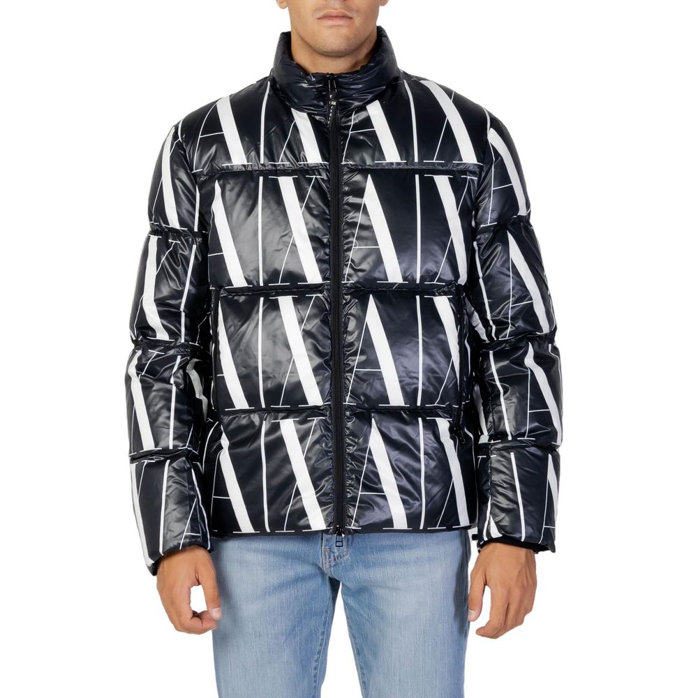 Armani Exchange Black Polyester Jackets & Coat -   -  Armani Exchange.