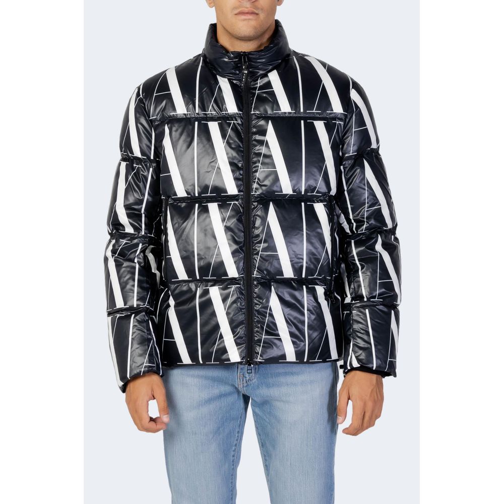 Armani Exchange Black Polyester Jackets & Coat -   -  Armani Exchange.