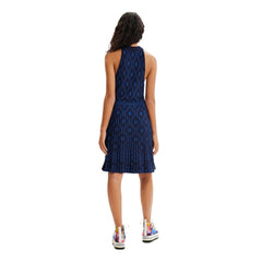 Desigual Blue Viscose Short -   -  Desigual.
