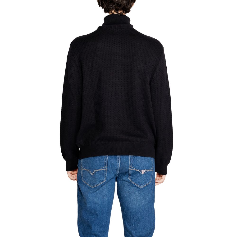 Armani Exchange Black Cotton Turtleneck -   -  Armani Exchange.