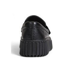 Clarks Black Leather Platform -   -  Clarks.