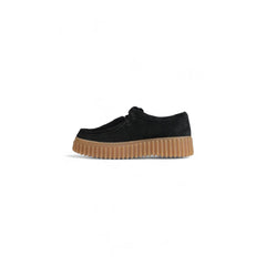 Clarks Black Sponge Flat Shoe -   -  Clarks.