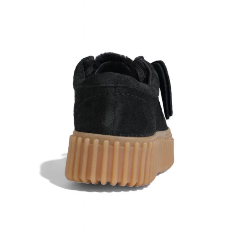 Clarks Black Sponge Flat Shoe -   -  Clarks.