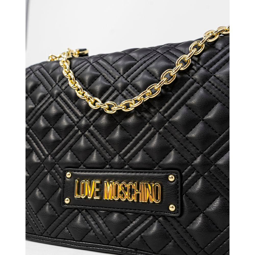 Love Moschino Black Polyethylene Handbag -   -  Love Moschino.
