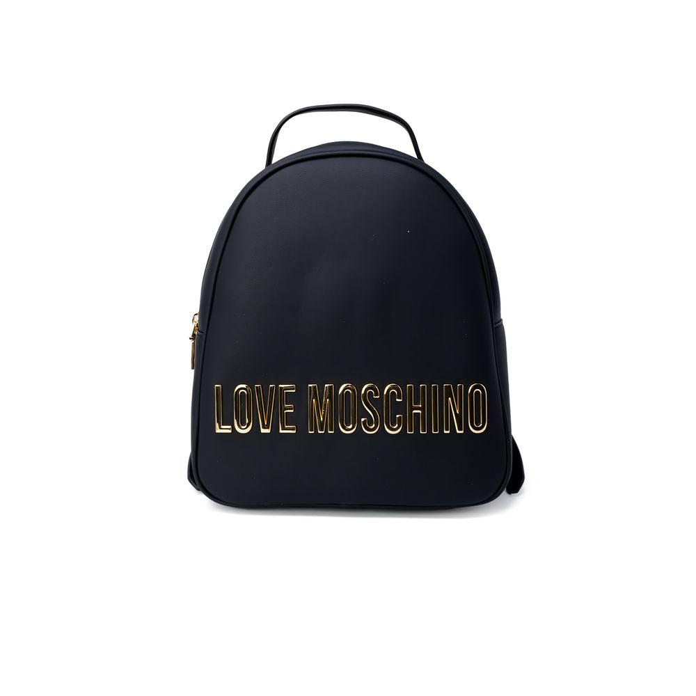 Love Moschino Black Polyethylene Backpack -  Luxury Backpacks for Women -  Love Moschino.