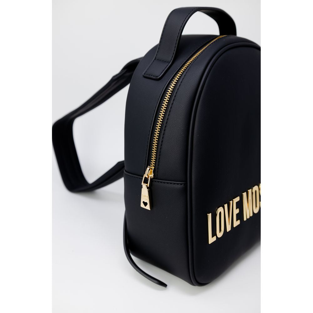 Love Moschino Black Polyethylene Backpack -  Luxury Backpacks for Women -  Love Moschino.