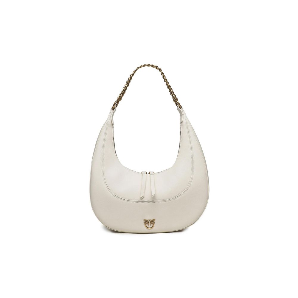 PINKO White Leather Handbag -   -  PINKO.