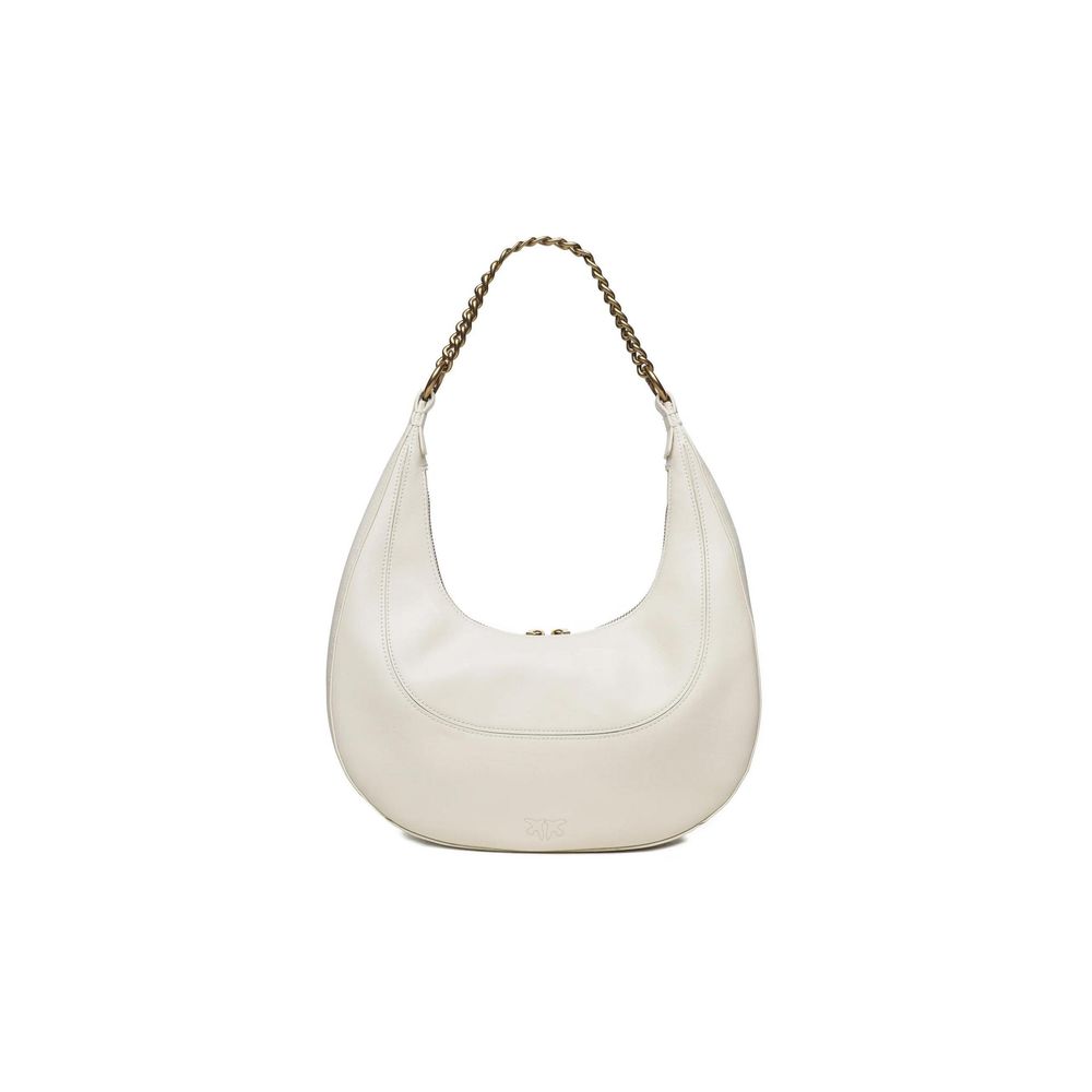 PINKO White Leather Handbag -   -  PINKO.