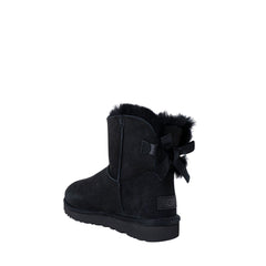 UGG Black Suede Leather Ankle -   -  UGG.