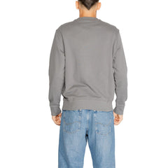 Hugo Boss Gray Cotton Sweatshirt -   -  Hugo Boss.