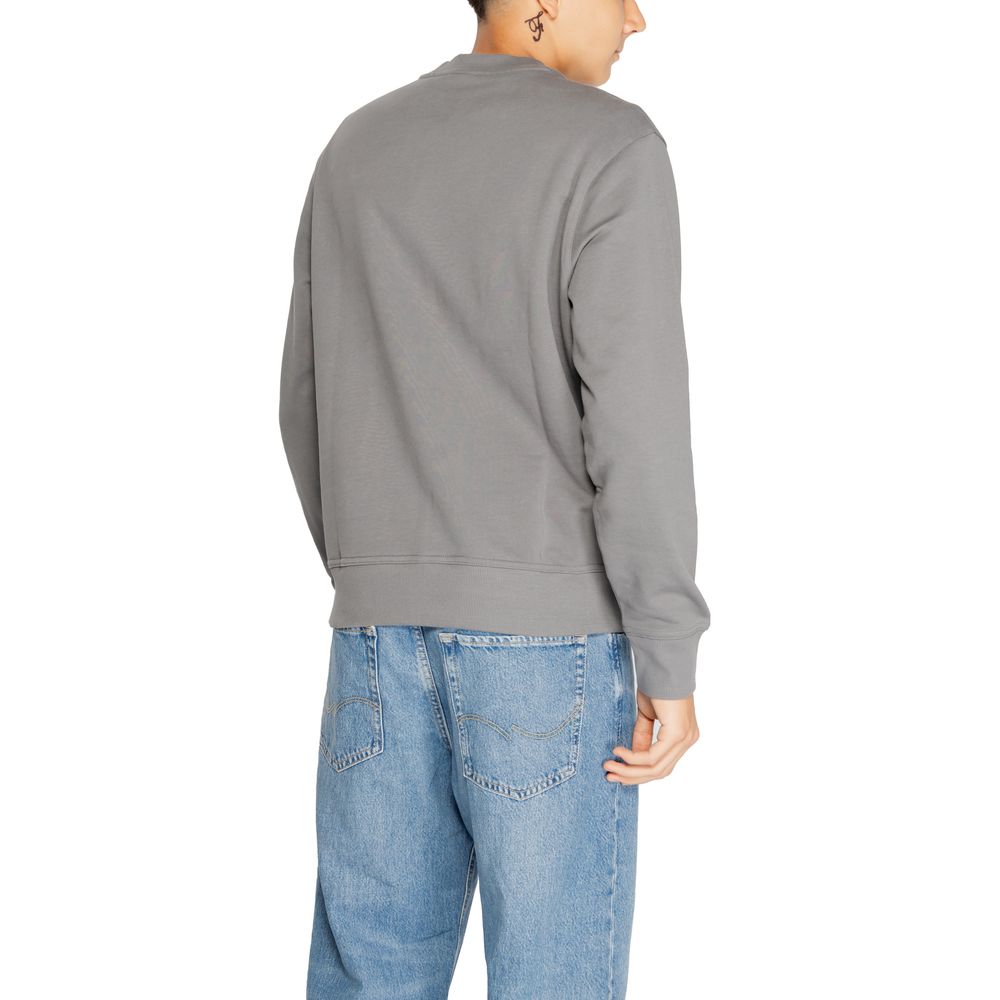 Hugo Boss Gray Cotton Sweatshirt -   -  Hugo Boss.