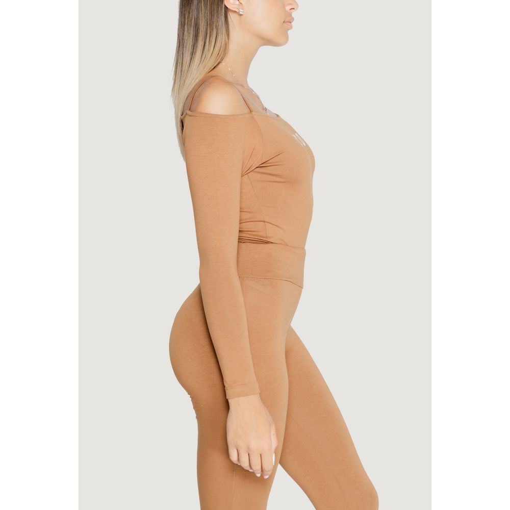 Icon Brown Cotton Bodysuit -   -  Icon.