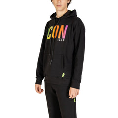 Icon Black Cotton Hoody -   -  Icon.