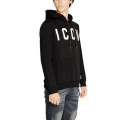 Icon Black And White Cotton Hoody -   -  Icon.