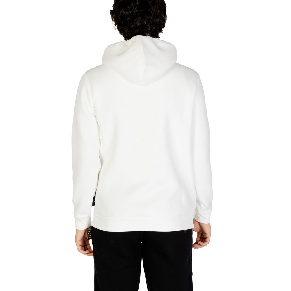 Icon White Cotton Hoody -   -  Icon.