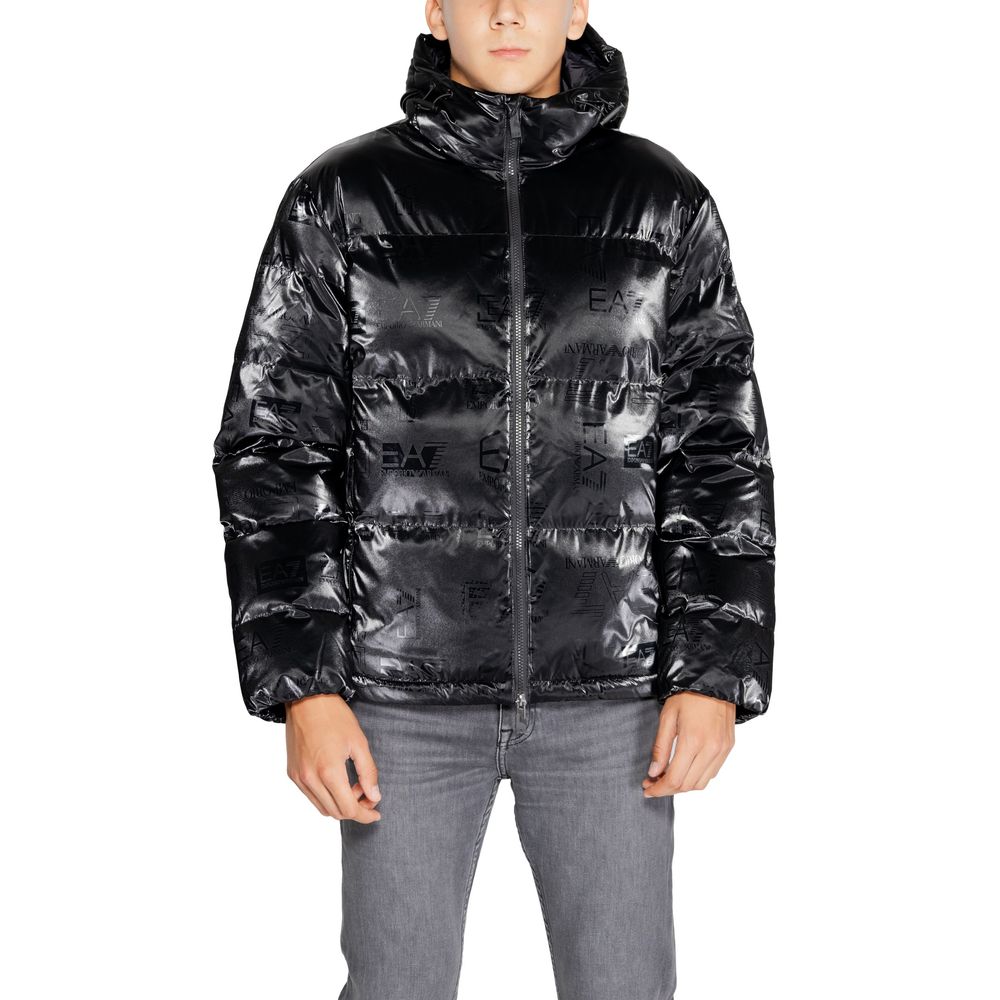 EA7 Emporio Armani Black Polyester Jackets & Coat -   -  EA7 Emporio Armani.