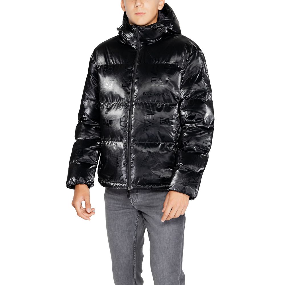 EA7 Emporio Armani Black Polyester Jackets & Coat -   -  EA7 Emporio Armani.