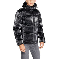 EA7 Emporio Armani Black Polyester Jackets & Coat -   -  EA7 Emporio Armani.