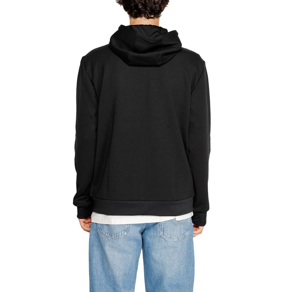 EA7 Emporio Armani Black Polyester Hoody -   -  EA7 Emporio Armani.