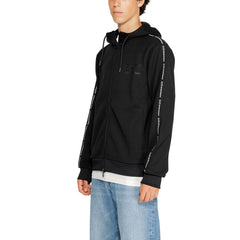 EA7 Emporio Armani Black Polyester Hoody -   -  EA7 Emporio Armani.