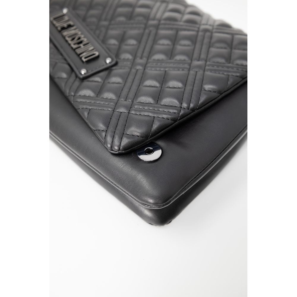 Love Moschino Black Polyethylene Handbag -   -  Love Moschino.