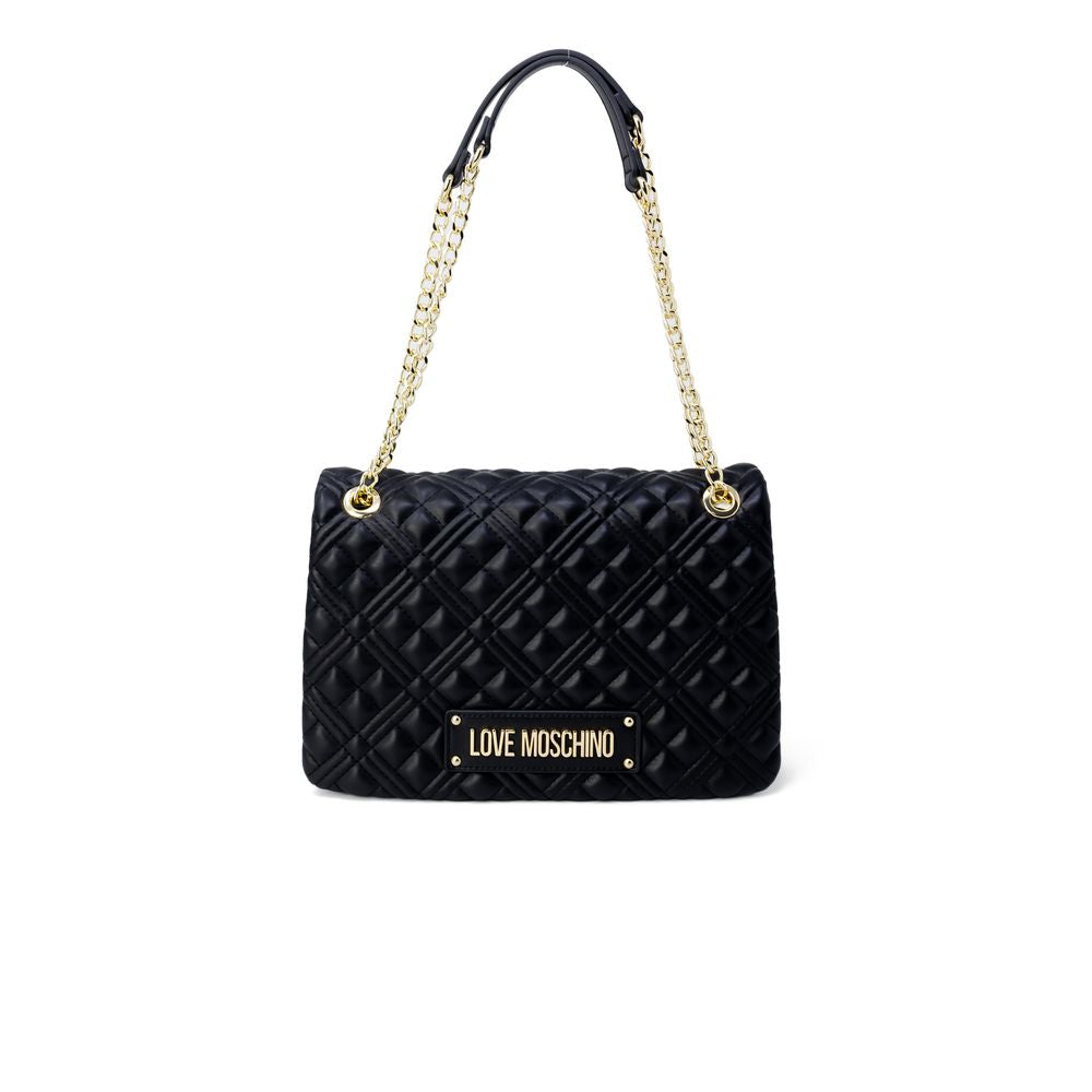 Love Moschino Gold Polyethylene Handbag -   -  Love Moschino.