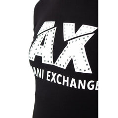 Armani Exchange Black Cotton T-Shirt -   -  Armani Exchange.