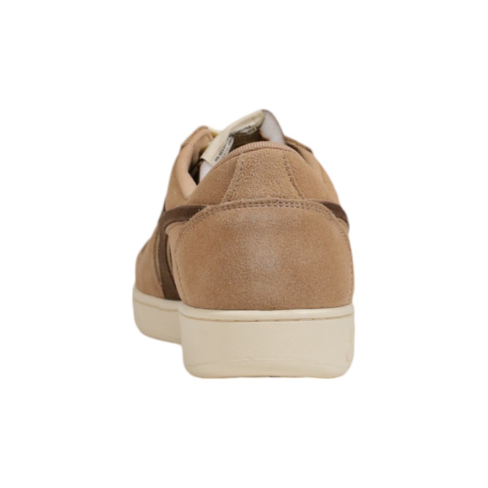 Diadora Beige Leather Sneaker -   -  Diadora.