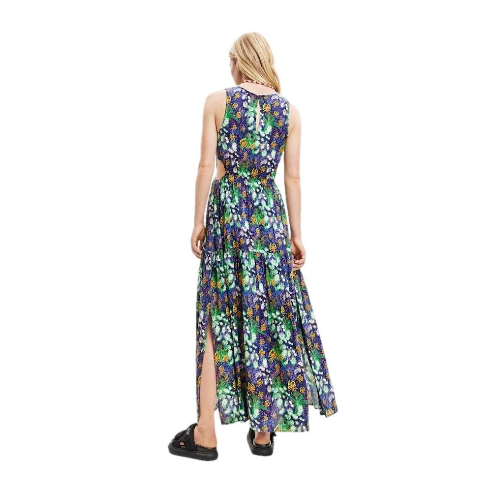 Desigual Blue Viscose Long -   -  Desigual.
