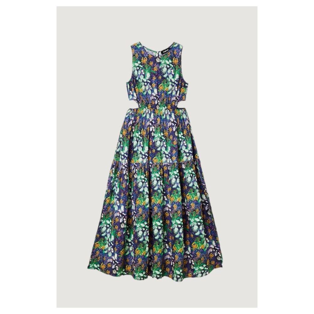 Desigual Blue Viscose Long -   -  Desigual.