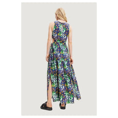 Desigual Blue Viscose Long -   -  Desigual.