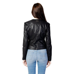 Armani Exchange Black Polyester Jackets & Coat -   -  Armani Exchange.