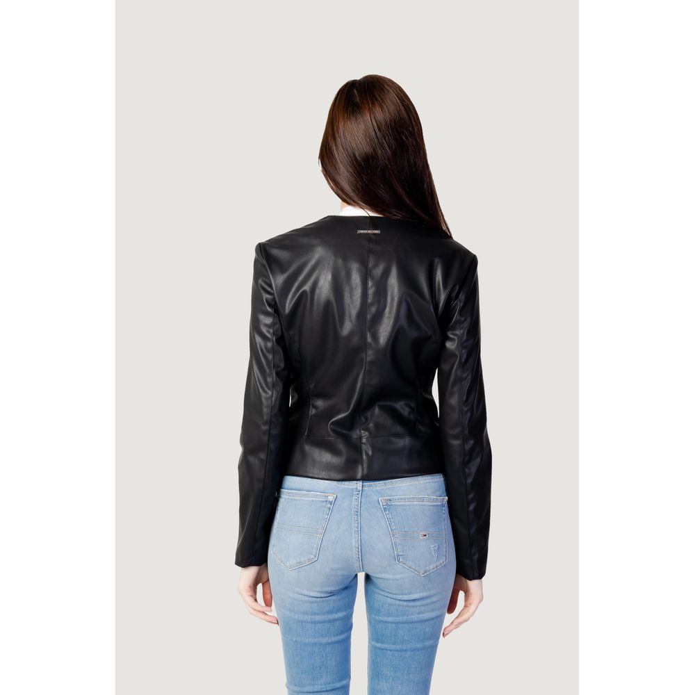 Armani Exchange Black Polyester Jackets & Coat -   -  Armani Exchange.