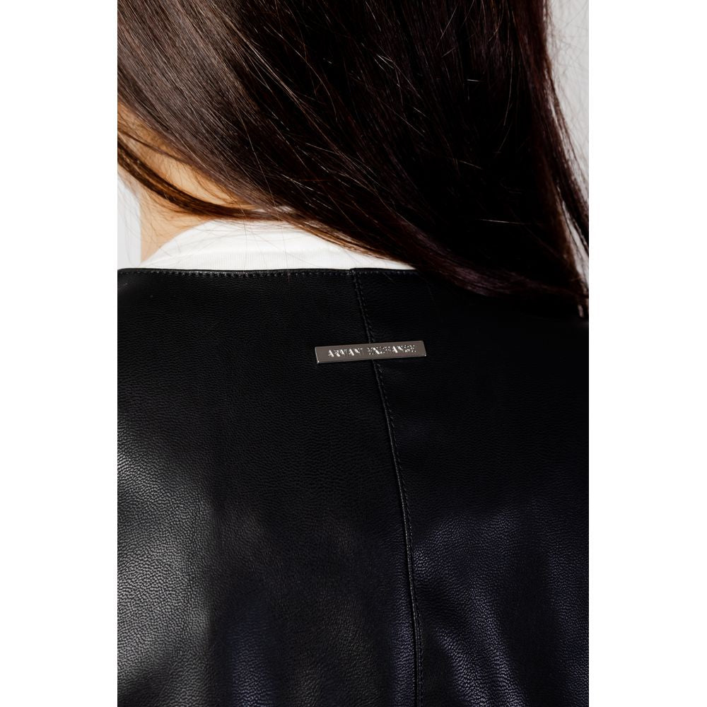 Armani Exchange Black Polyester Jackets & Coat -   -  Armani Exchange.