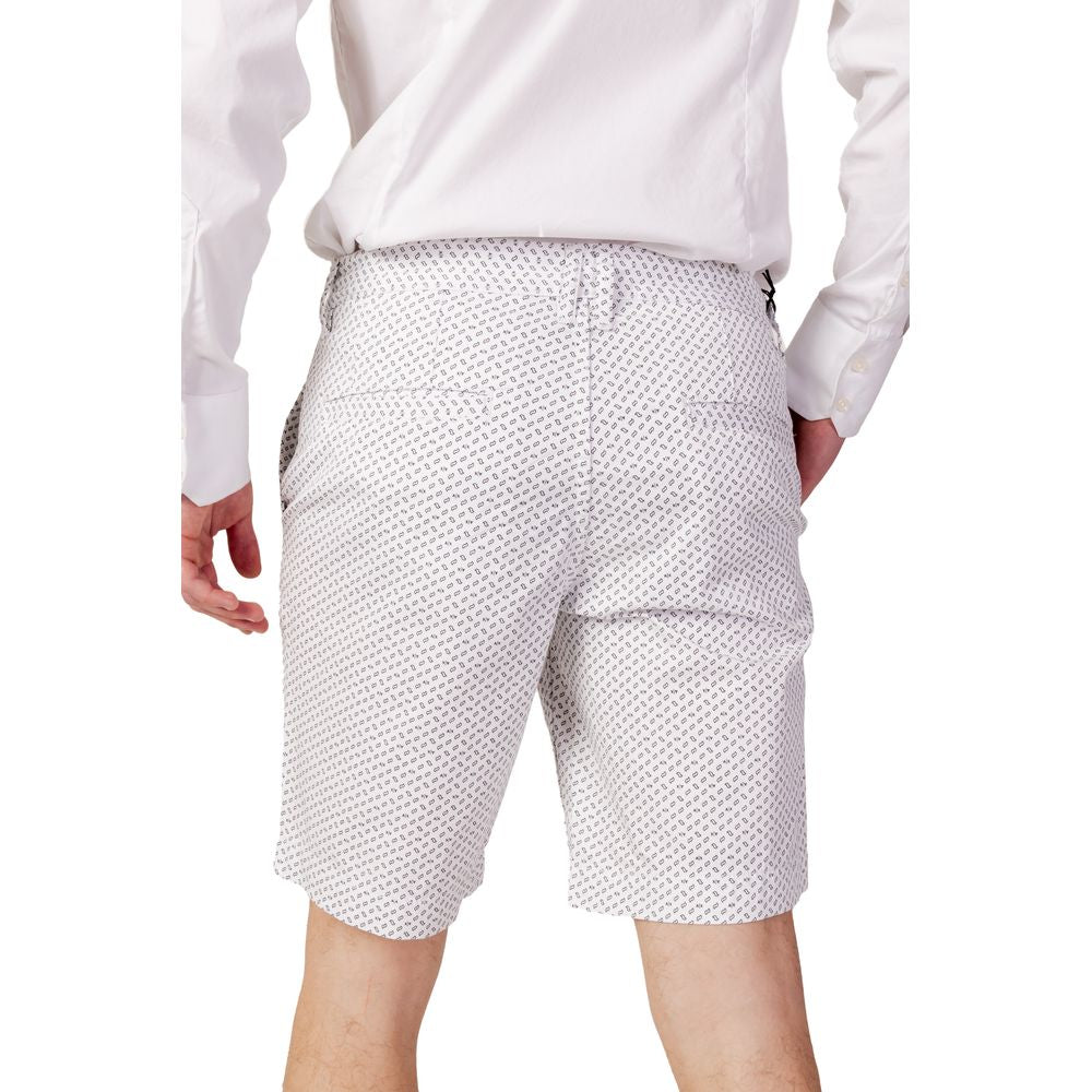 Armani Exchange White Cotton Bermuda -   -  Armani Exchange.