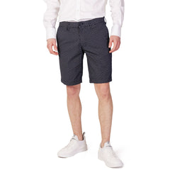 Armani Exchange Blue Cotton Bermuda -   -  Armani Exchange.