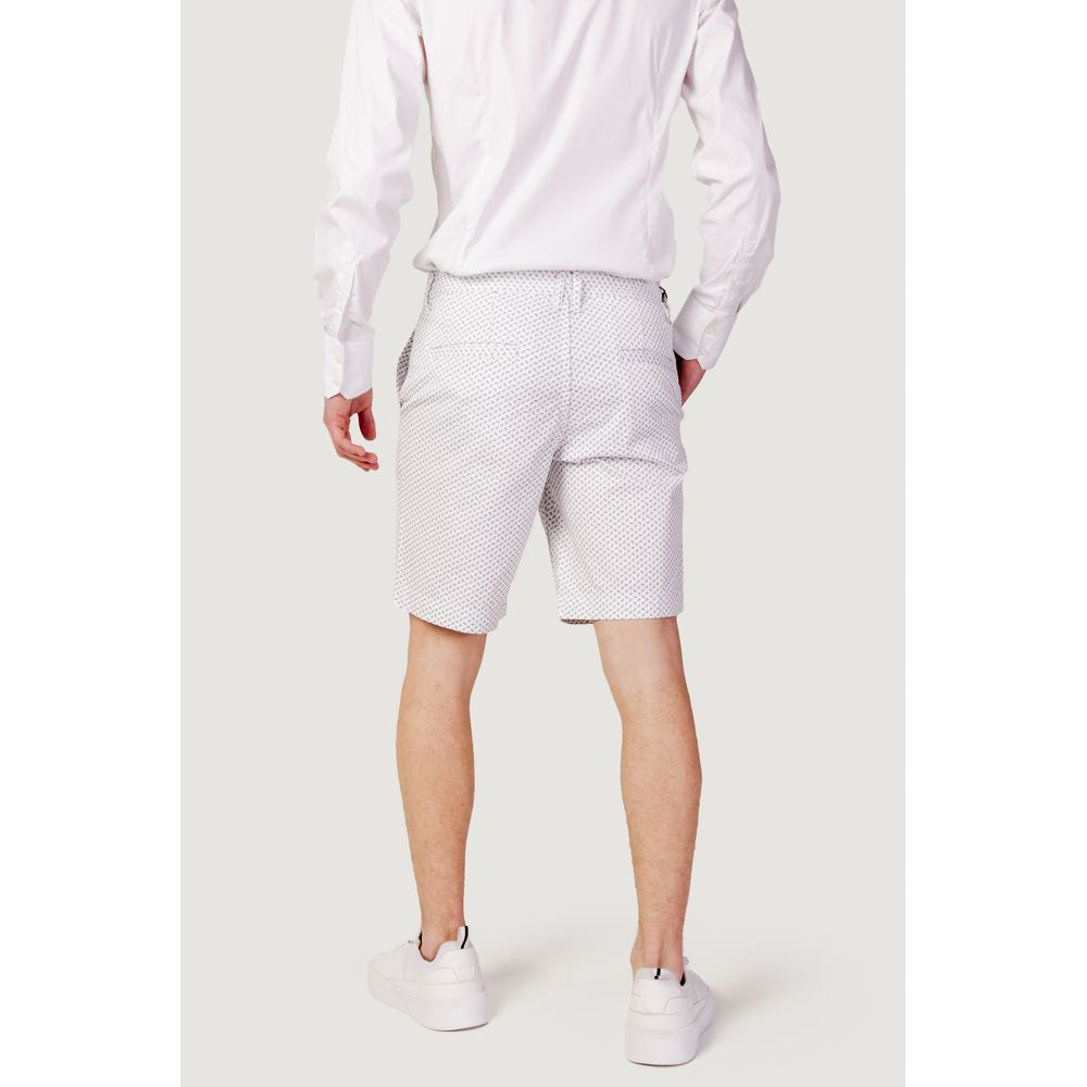Armani Exchange White Cotton Bermuda -   -  Armani Exchange.
