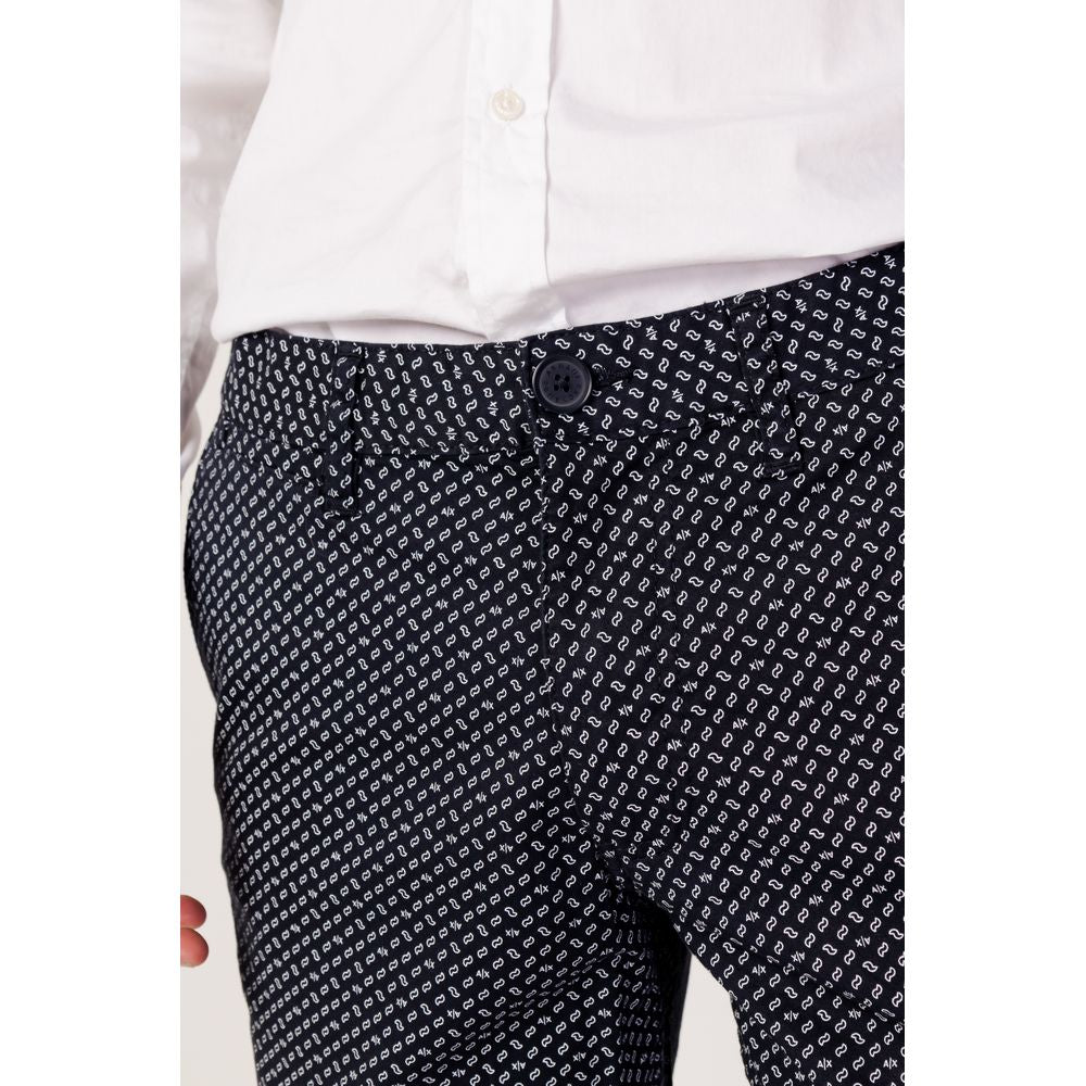 Armani Exchange Blue Cotton Bermuda -   -  Armani Exchange.