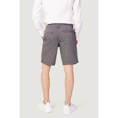 Armani Exchange Black And White Cotton Bermuda -   -  Armani Exchange.